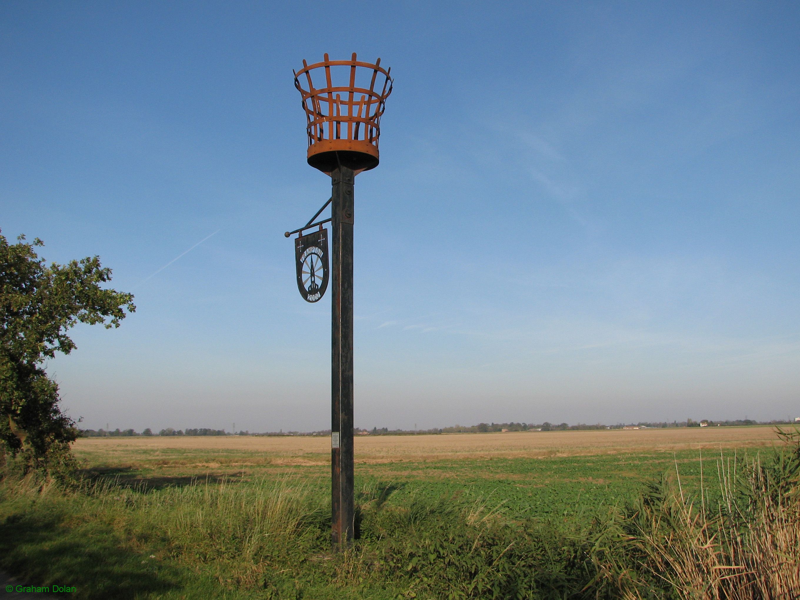 Greenwich Meridian Marker; England; Lincolnshire; Frampton Marsh